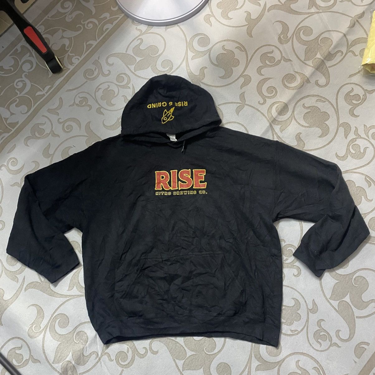 Gildan Vintage Gildan Black Rise Pullover Hoodie Size US L / EU 52-54 / 3 - 1 Thumbnail