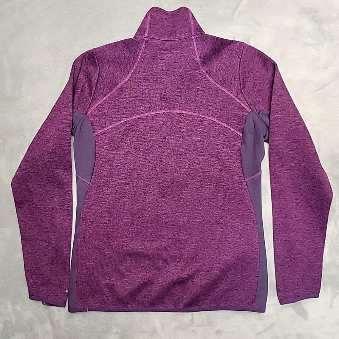 Vintage Columbia Womens Medium Purple Omni Heat Wick Performance Knit Pullover 1/2 Zip Size M / US 6-8 / IT 42-44 - 7 Thumbnail