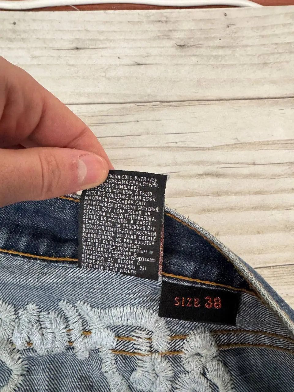 Ed Hardy Vintage Ed Hardy By Christian Audigier Denim Jeans Y2K Tatto Size US 38 / EU 54 - 14 Thumbnail