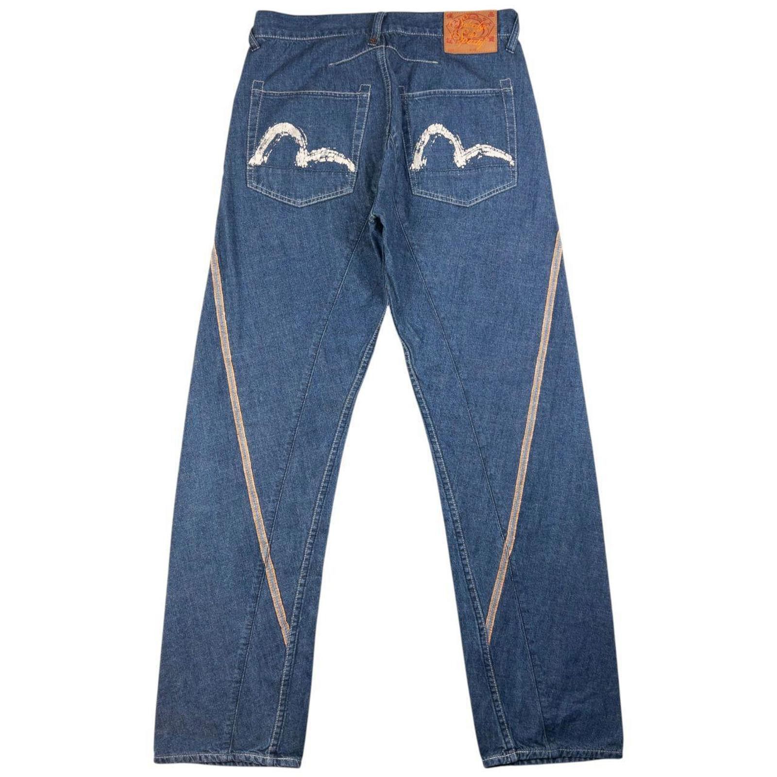 Evisu Vintage Evisu Double Gull Exposed Selvidge Denim Jeans W31 Size US 32 / EU 48 - 2 Thumbnail