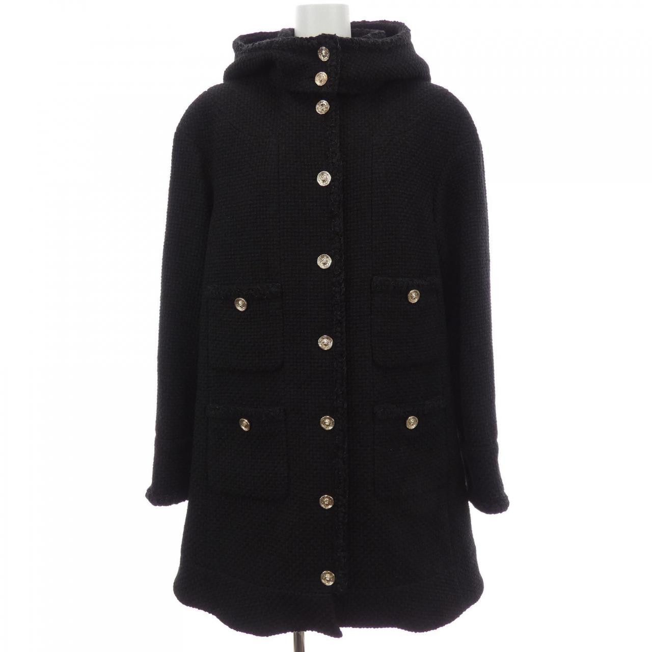 Chanel Chanel Chanel Coat Textile Outerwear P79858V71974 DUTY FREE for USA Size ONE SIZE - 1 Thumbnail