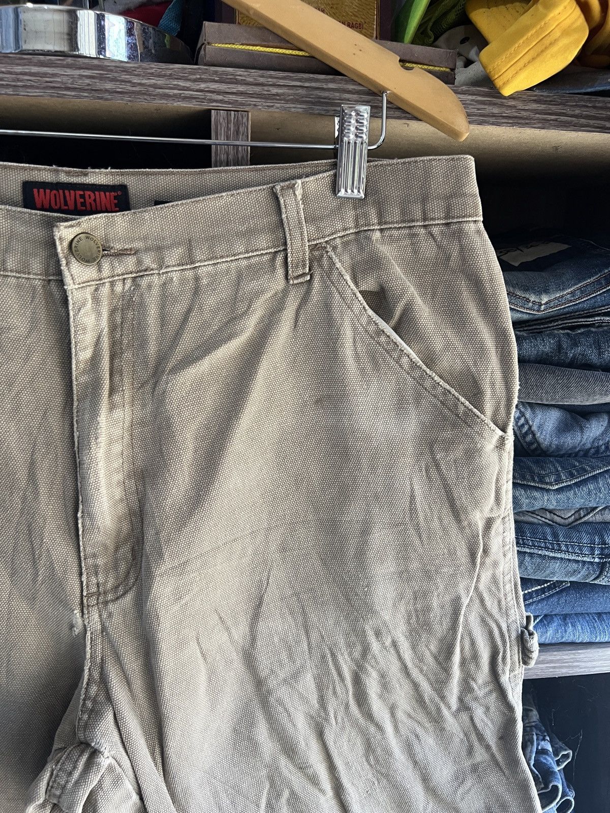 🔥Vintage Wolverine Distressed Carpenter Cropped Pant