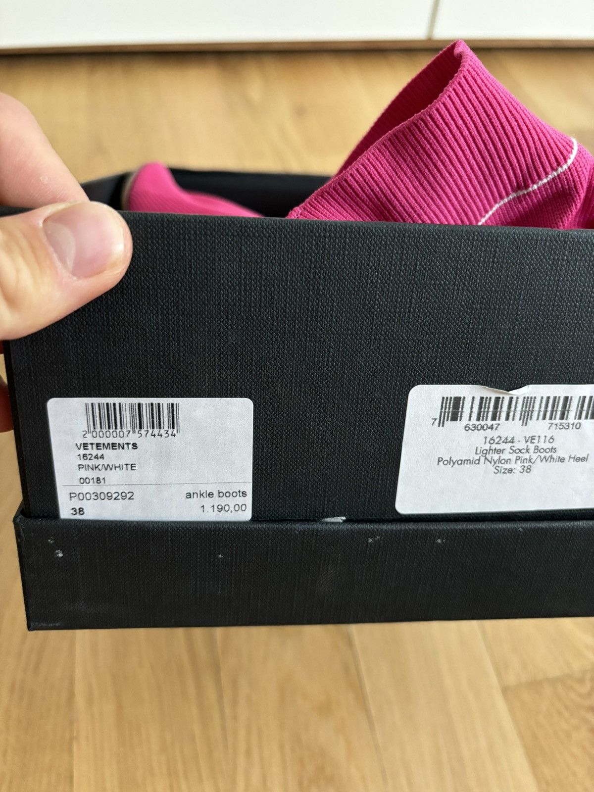 Vetements Vetements Boots in Pink in 38 🚬 Size US 8 / IT 38 - 14 Thumbnail
