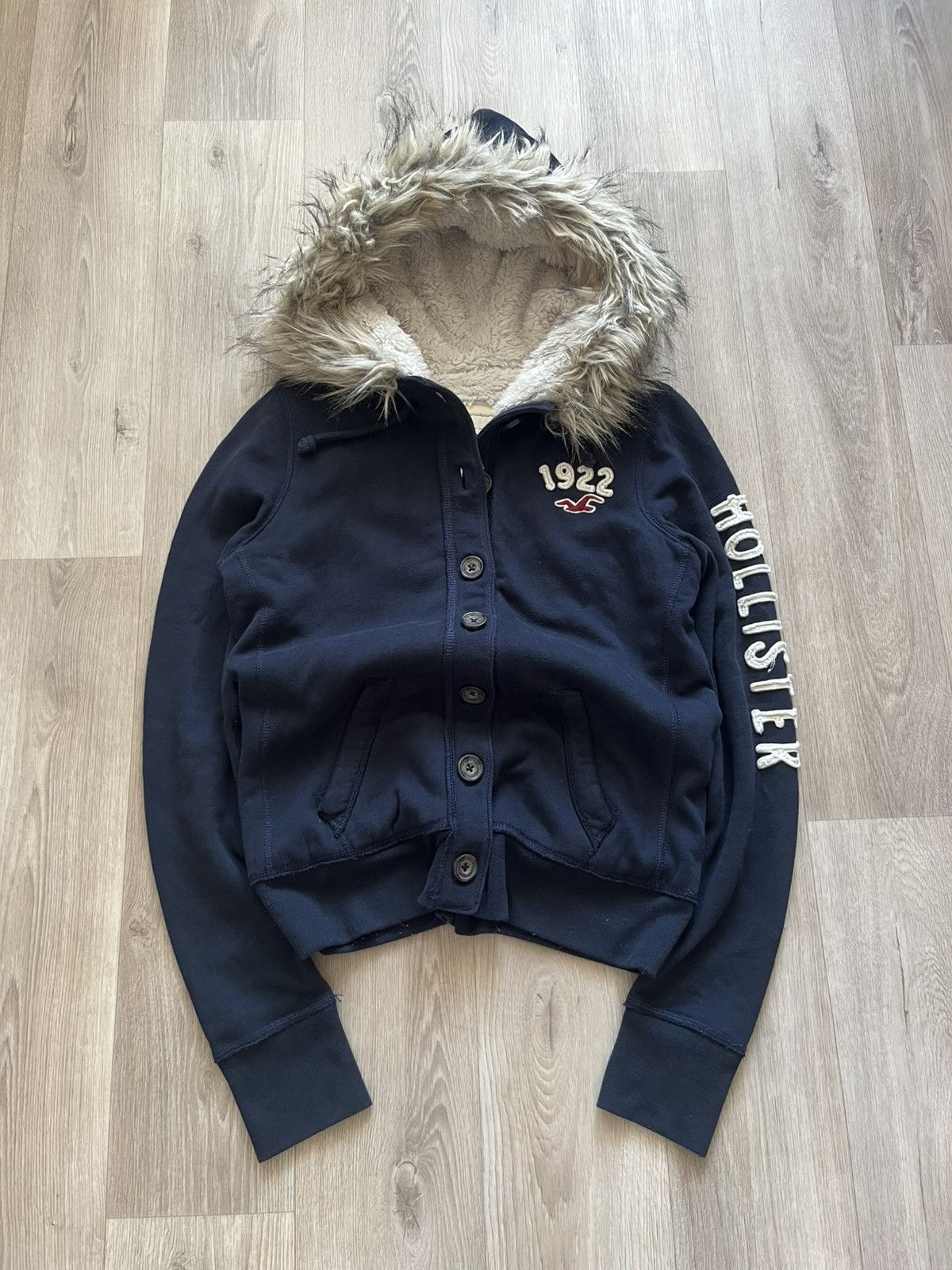 Hollister Y2K Hollister Fur Button Up Hoodie Ifsixwasnine LGB Style Size M / US 6-8 / IT 42-44 - 1 Thumbnail