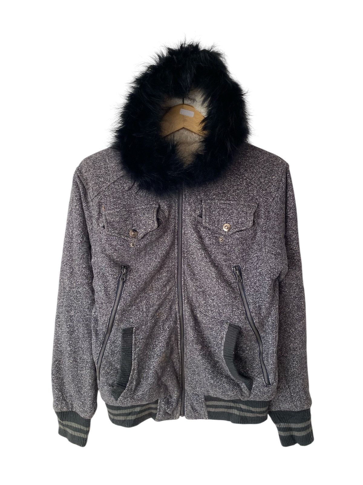 If Six Was Nine × Japanese Brand × Le Grande Bleu (L.G.B.) Japanese Brand Faux Fur Hooded Lgbstyle Size US M / EU 48-50 / 2 - 1 Thumbnail