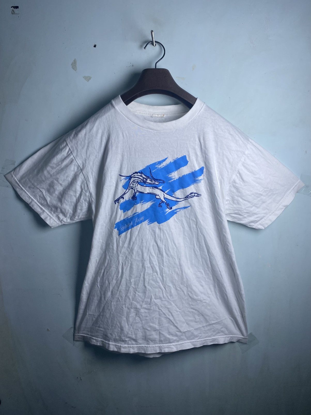 Anime Spirited Away Haku Studio Ghibli Anime Japanese Vintage Size US L / EU 52-54 / 3 - 2 Thumbnail
