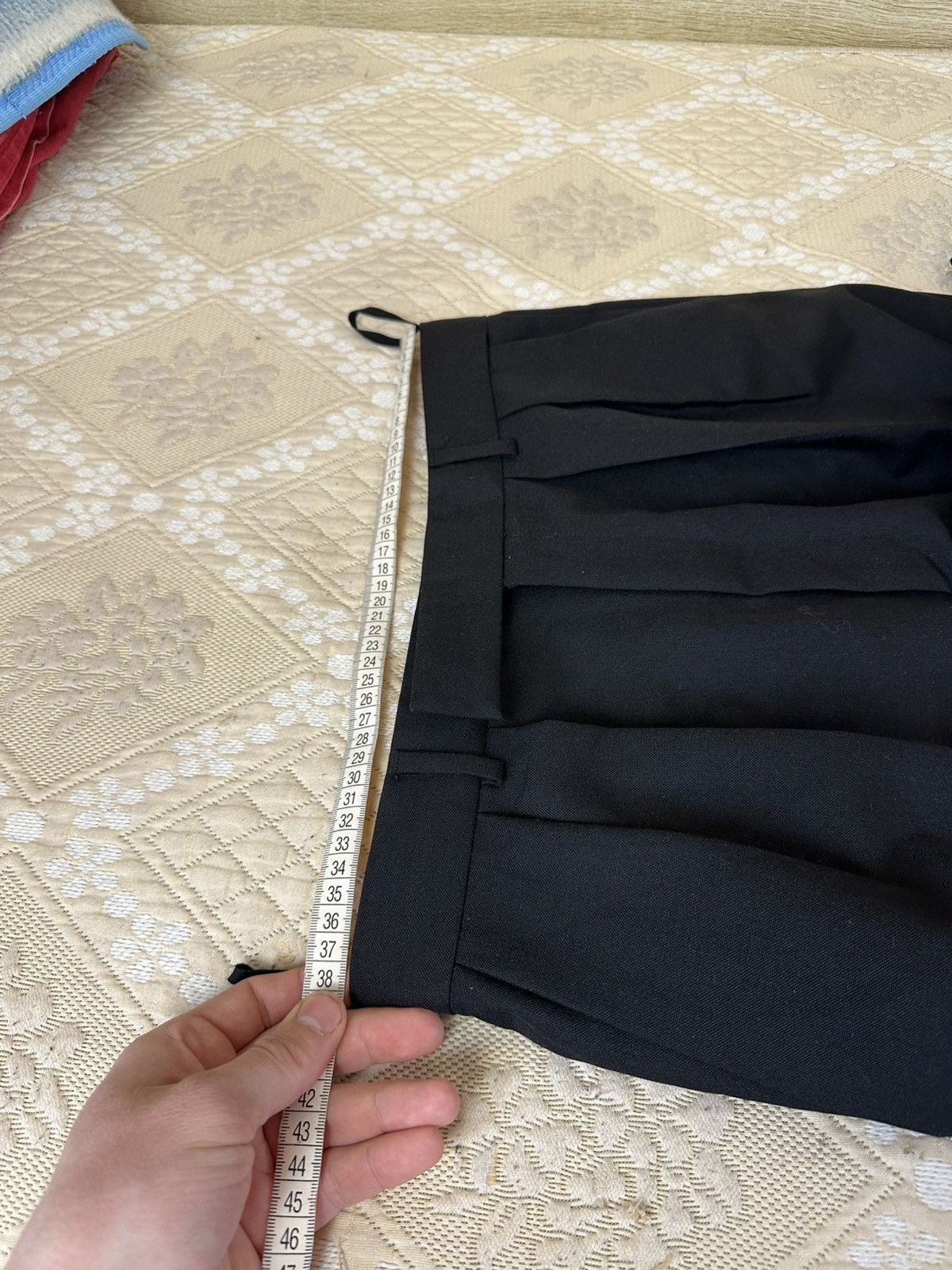 Celine 🔥 Celine Paris Black Mohair Wool Trousers 48 IT Pants Men Size 48R - 17 Thumbnail