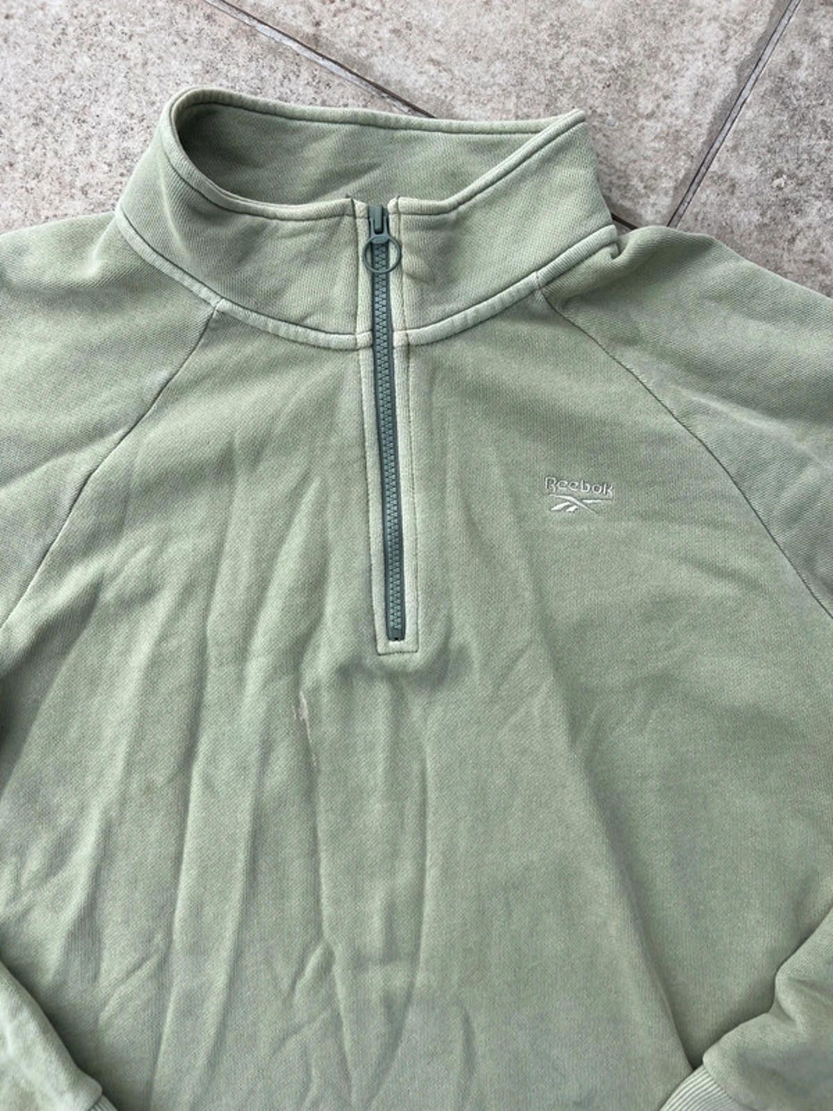 Reebok Vintage Reebok Quarter Zip Up Sweater Size US M / EU 48-50 / 2 - 4 Thumbnail