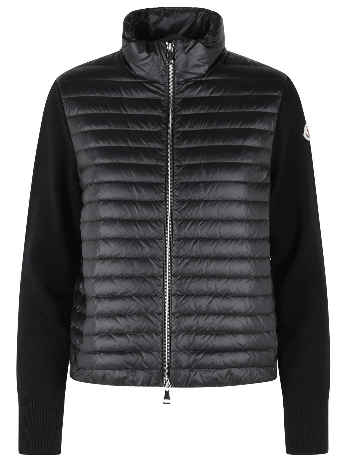 Moncler MONCLER Padded Virgin Wool Cardigan With Black Zip Size XS / US 0-2 / IT 36-38 - 1 Thumbnail