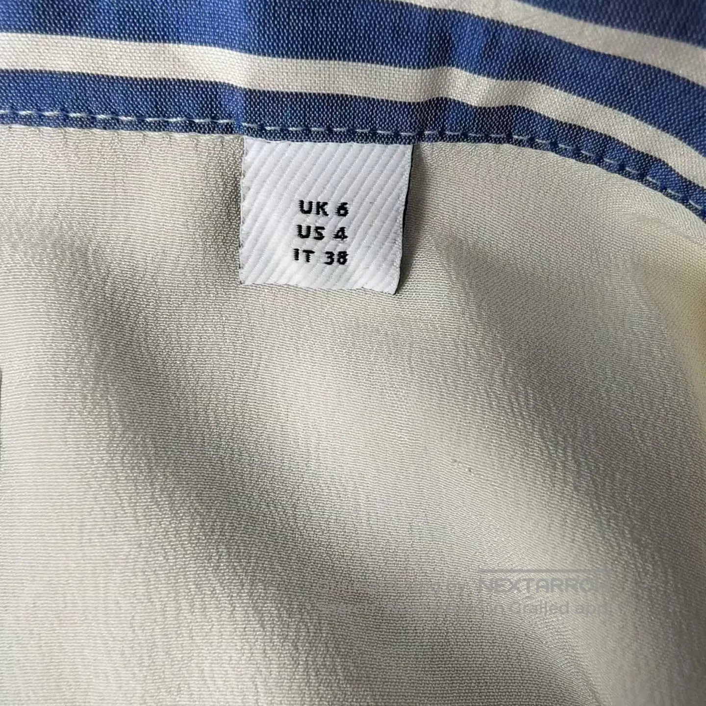 Burberry Burberry Solid Color Striped Shirt| Size S / US 4 / IT 40 - 3 Thumbnail