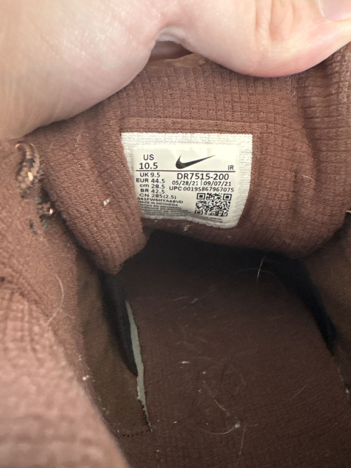 Travis Scott Nike Travis Scott x Air Trainer 1 SP “Wheat” Size US 10.5 / EU 43-44 - 6 Thumbnail