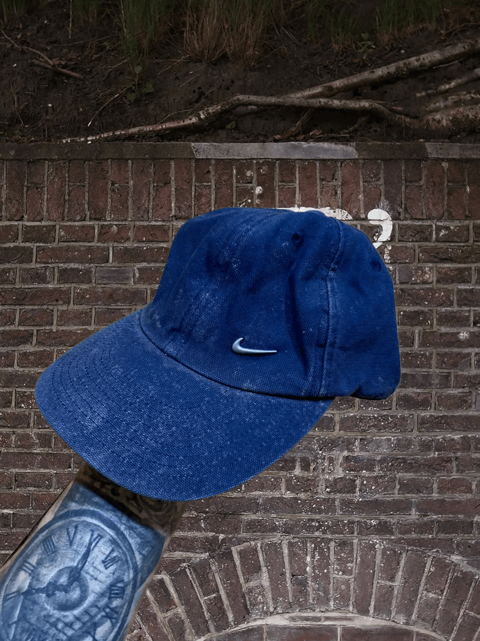 Nike Hats Nike Cap vintage streetwear Blue One Size Size ONE SIZE - 1 Thumbnail