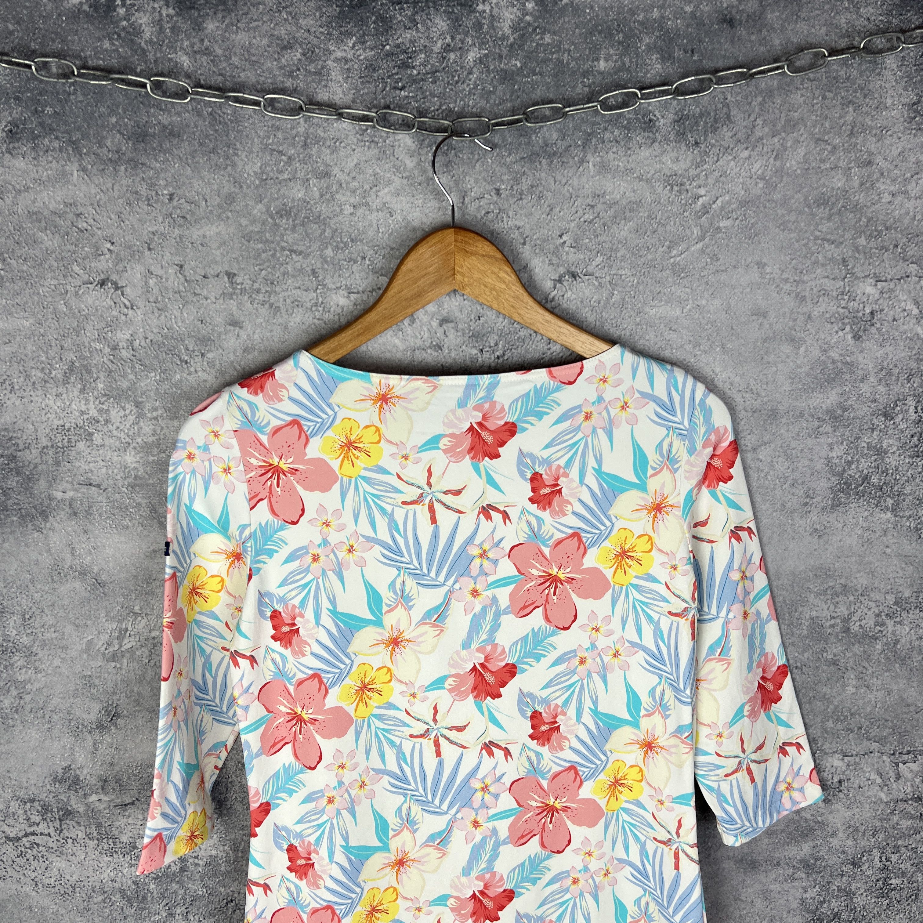 Saint James × Vintage Saint James Women's Dress Flowers Size 8 Polyamide Size M / US 6-8 / IT 42-44 - 7 Thumbnail