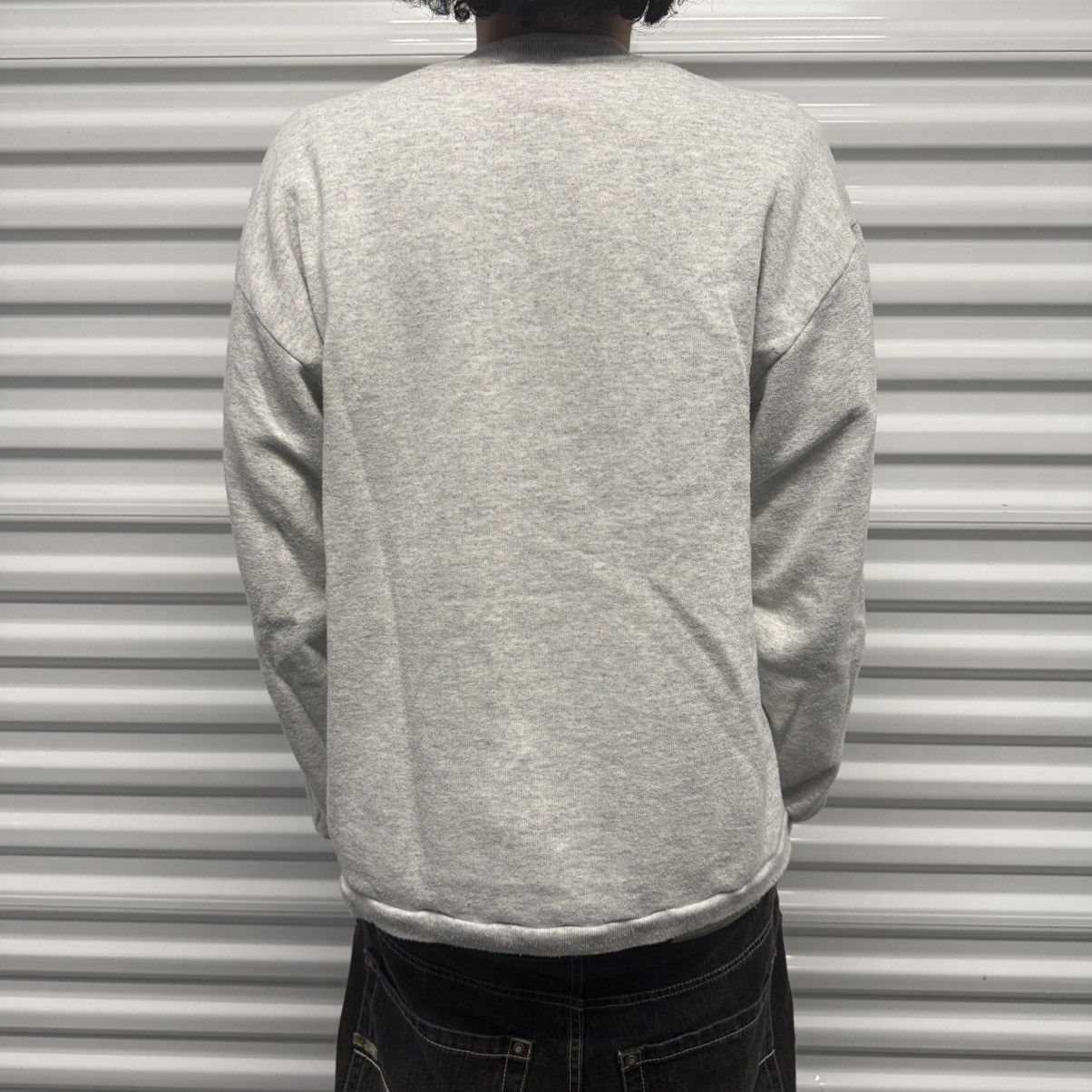 Other Vintage 90's Grey Deer Wildlife Nature Sweatshirt Size US L / EU 52-54 / 3 - 4 Thumbnail