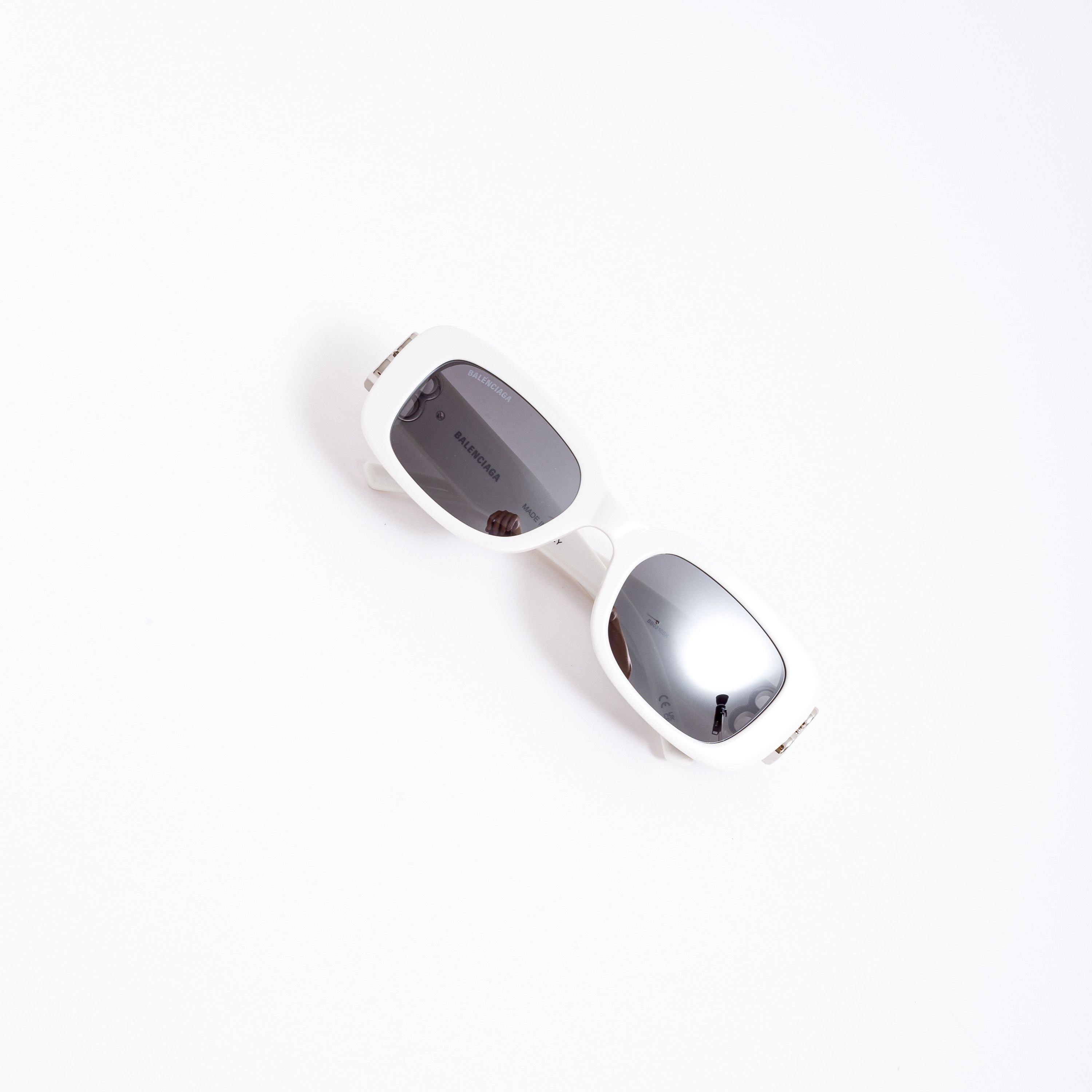 Balenciaga BALENCIAGA BB0310SK 003 Sunglasses WHITE Size ONE SIZE - 9 Thumbnail