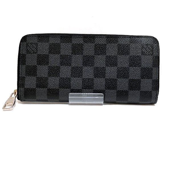 Louis Vuitton Louis Vuitton Louis Vuitton Damier Graphite Zippy Wallet N63095 Leather Long Wallet N63095 in Great Condition Size ONE SIZE - 1 Thumbnail