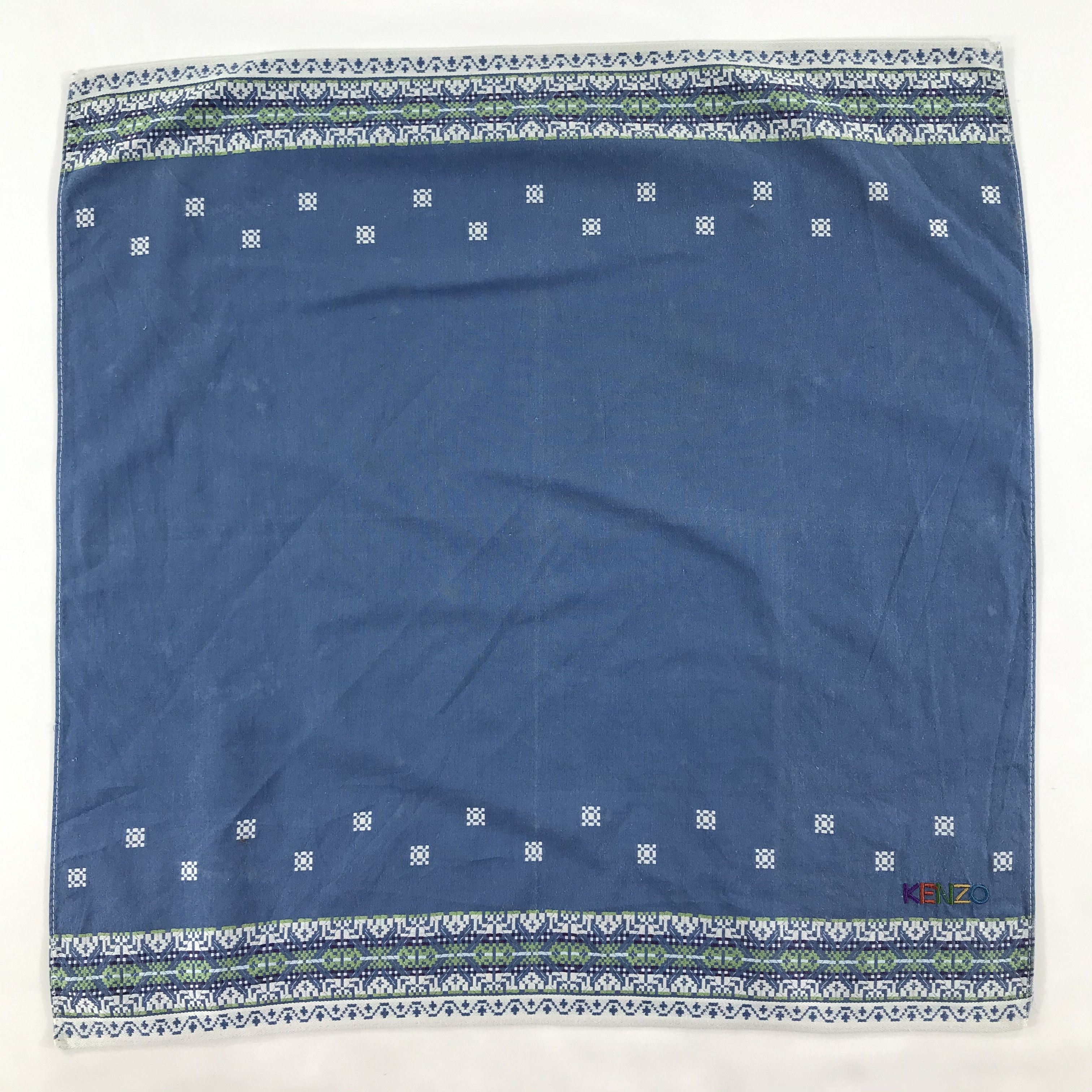 Kenzo × Vintage Kenzo Bandana / Handkerchief / Neckerchief - S1879 Size ONE SIZE - 1 Thumbnail