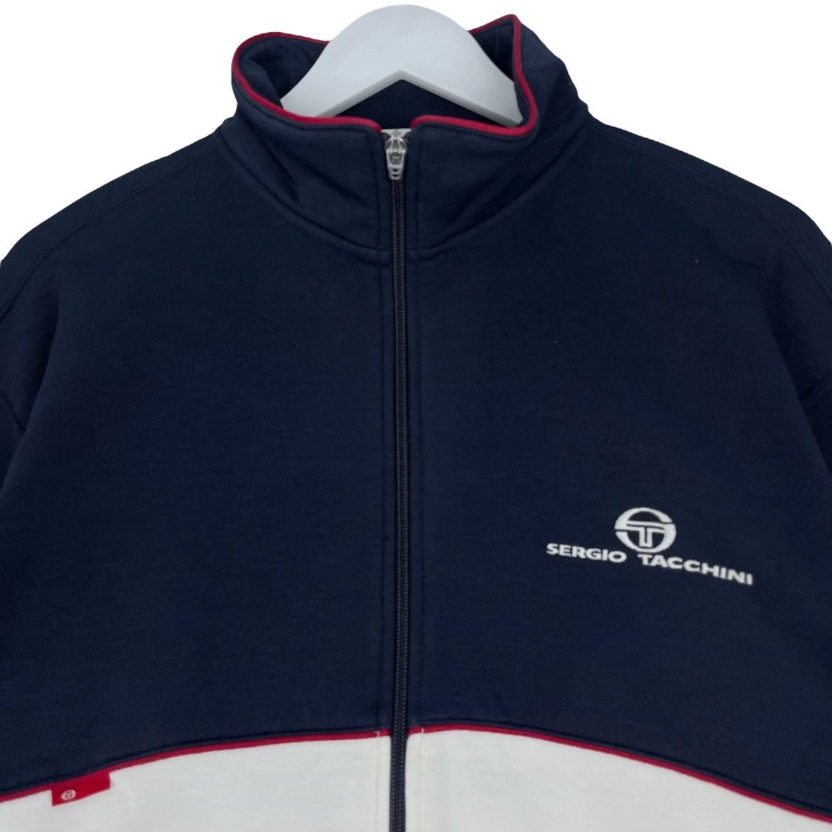 Sergio Tacchini × Vintage Vintage Sergio Ticchini Embroidered Full Zip Size L Size US L / EU 52-54 / 3 - 4 Thumbnail