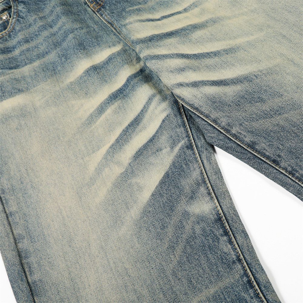 Vintage Men's Punk Retro Gradient Distressed Straight-Leg Jeans Size US 32 / EU 48 - 5 Thumbnail