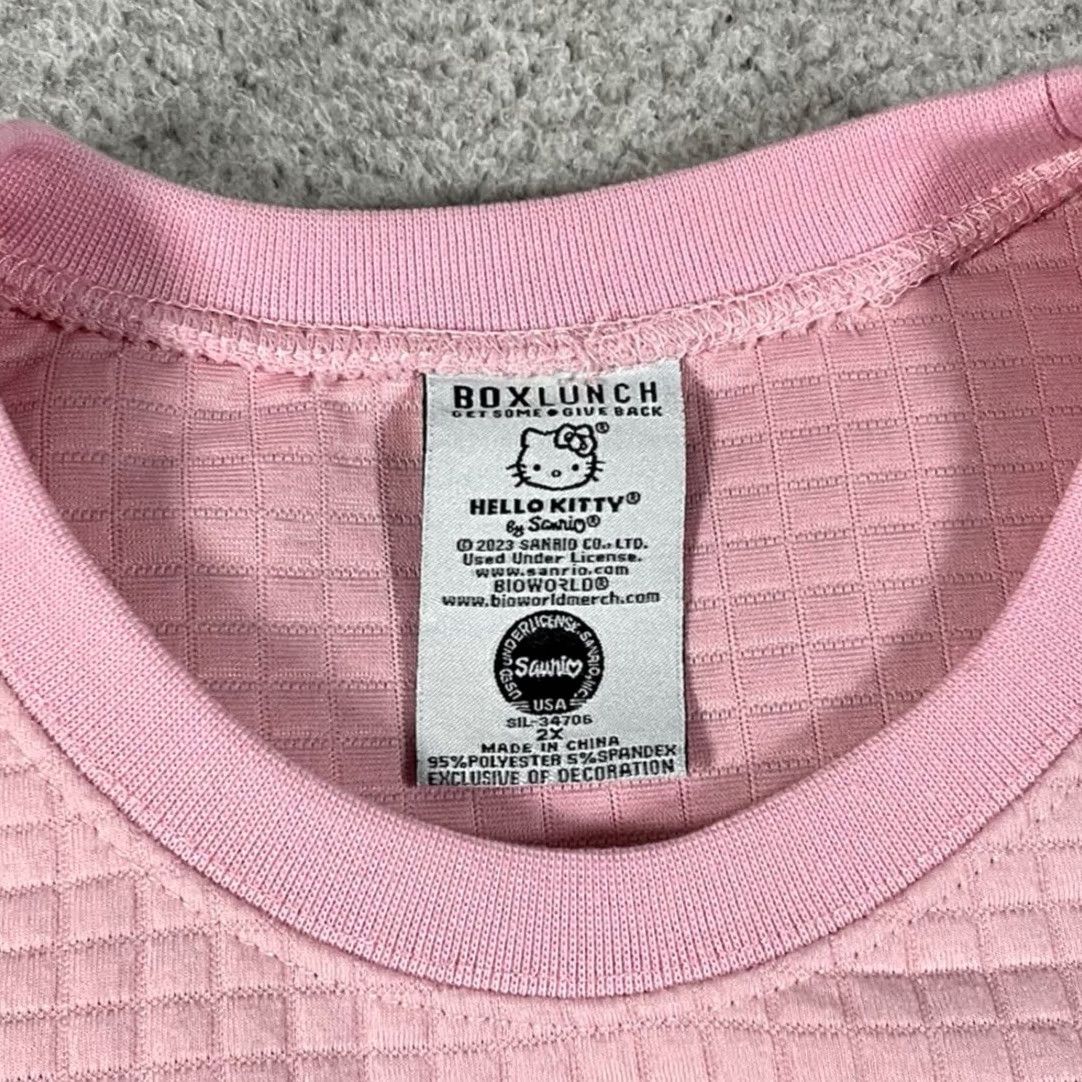 Vintage Hello Kitty Sanrio Sweatshirt 2XL Pink Long Sleeve Pullover Women 2XL Sweatshirt Sanrio Logo 90s Anime Cartoon BoxLunch Exclusive Size XXL / US 16-18 / IT 52-54 - 2 Thumbnail