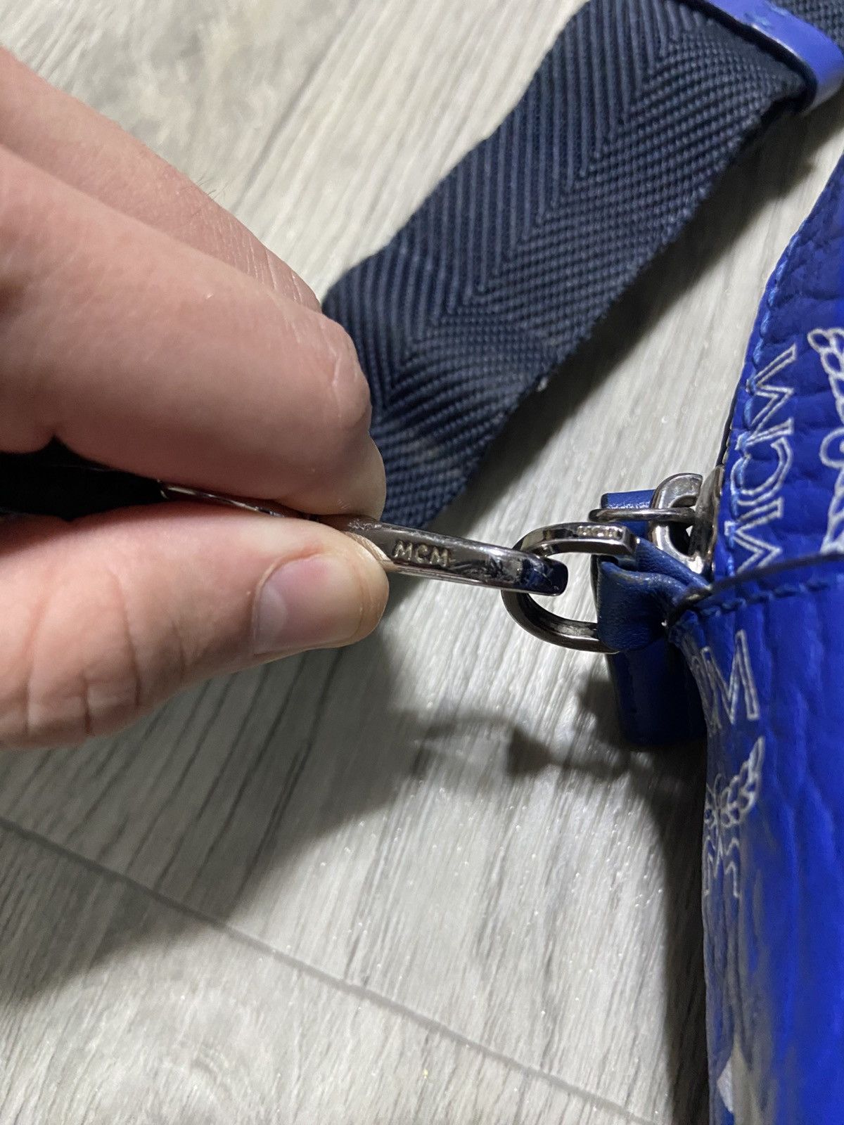 MCM MCM blue monogram crossbody bag Size ONE SIZE - 5 Thumbnail