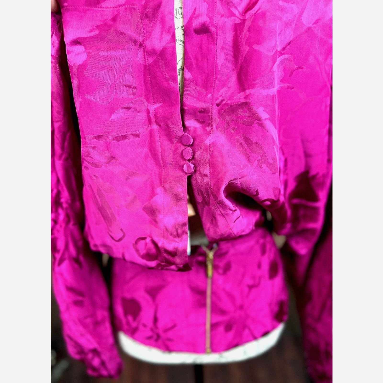 Other Silvia Tcherassi Sirmione Blouse Mulberry Floral XS Size XS / US 0-2 / IT 36-38 - 14 Thumbnail