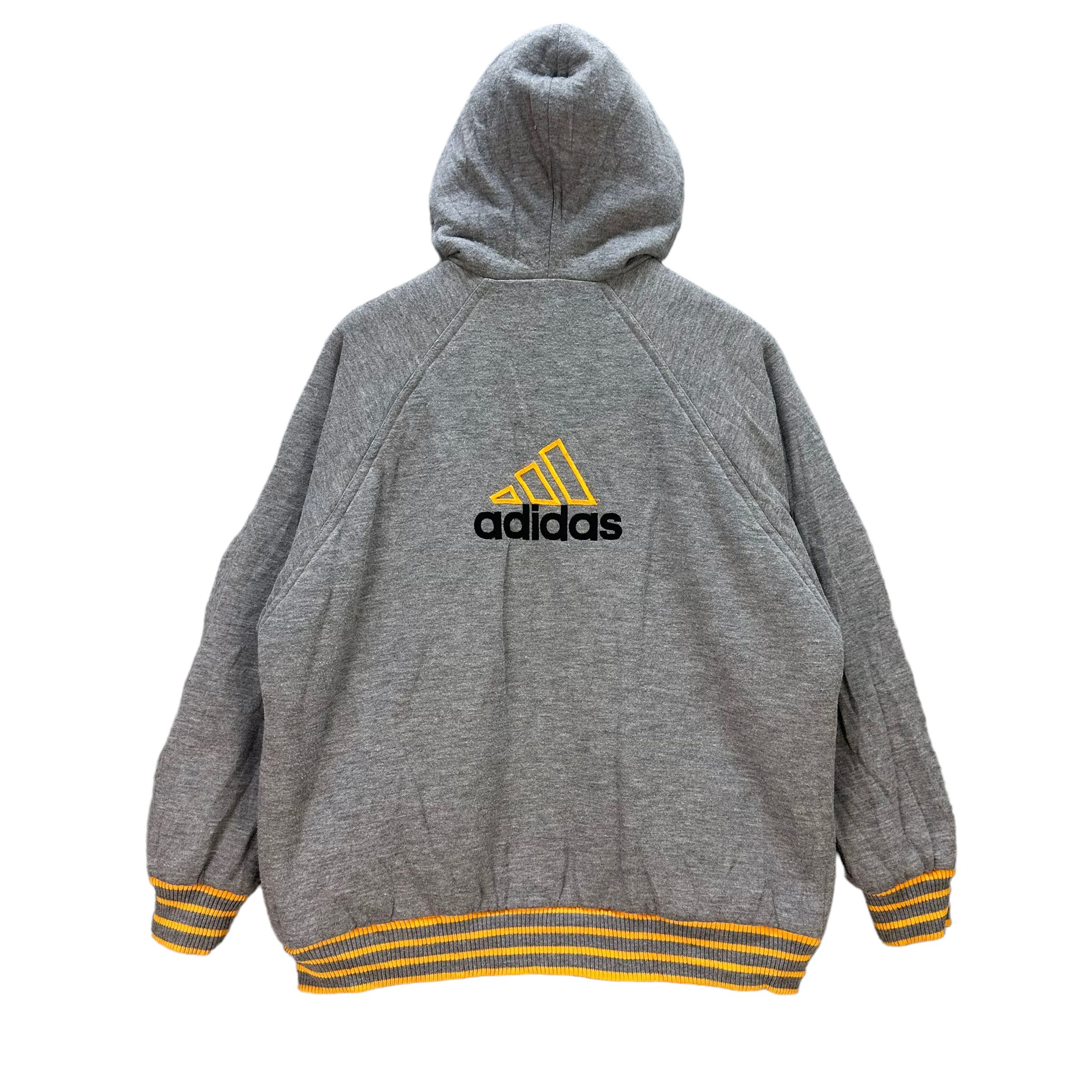Adidas ADIDAS EMBROIDERY BIG LOGO REVERSIBLE HOODIE JACKET 8607-017 Size US XL / EU 56 / 4 - 14 Thumbnail