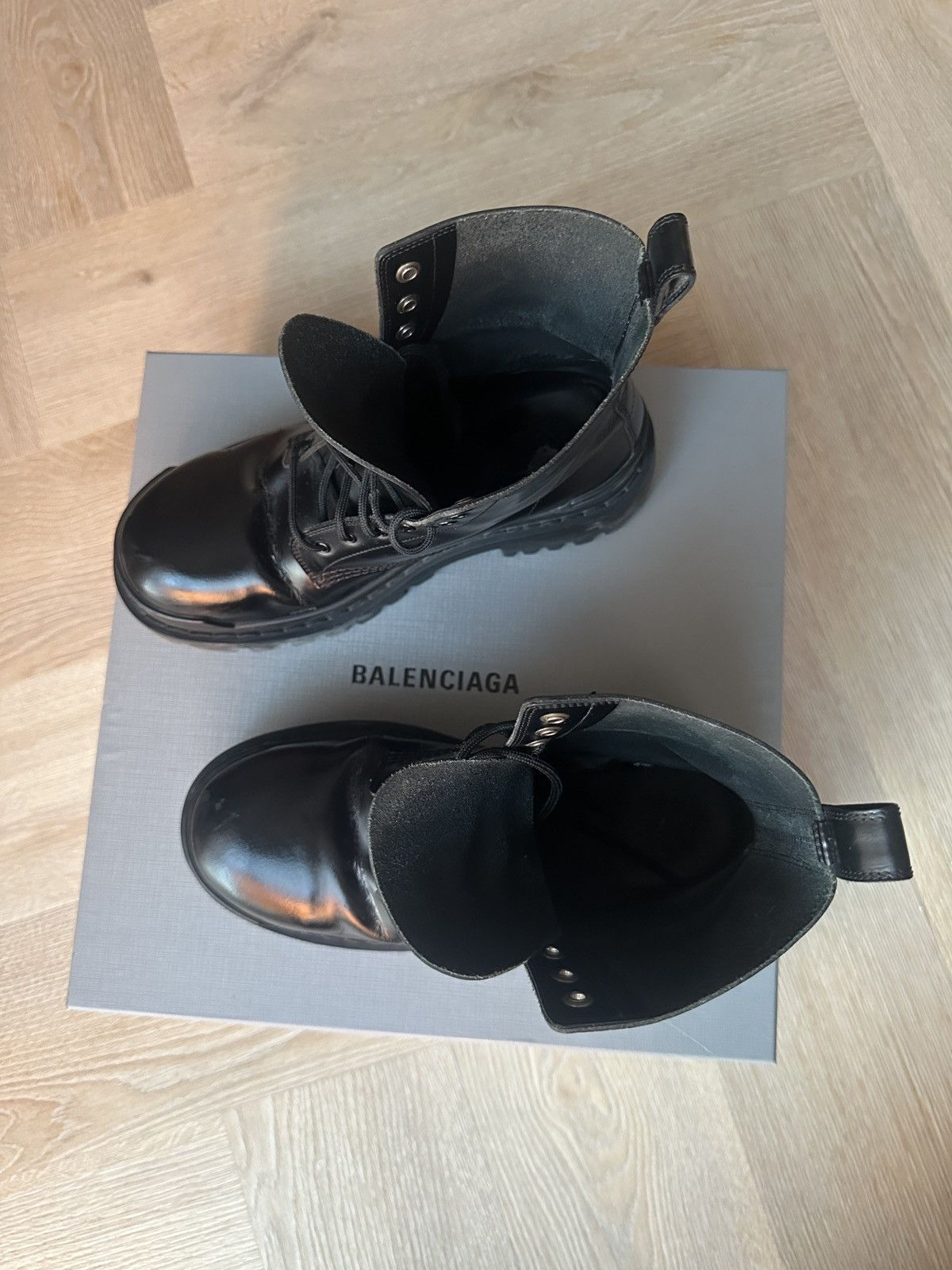 Balenciaga Balenciaga Strike Leather Boots Size US 7 / IT 37 - 3 Thumbnail