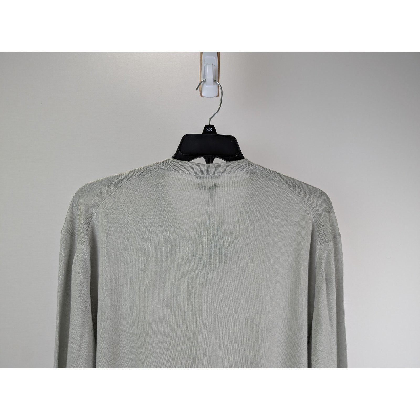 Tom Ford o1rshd1 V-Neck Knitwear Crewneck Sweatshirt in Grey Size US XXL / EU 58 / 5 - 6 Thumbnail