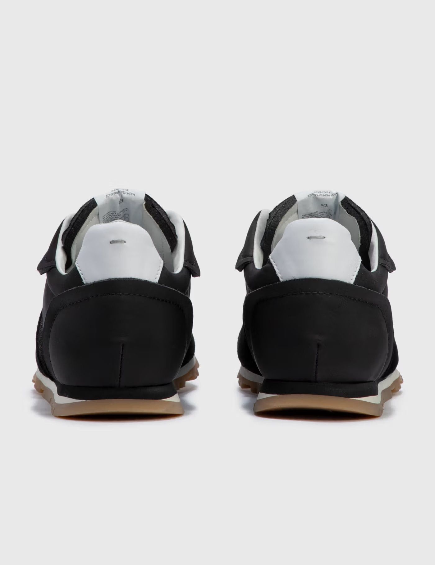 Maison Margiela Margiela Black Runner Sneakers Size US 11 / EU 44 - 3 Thumbnail