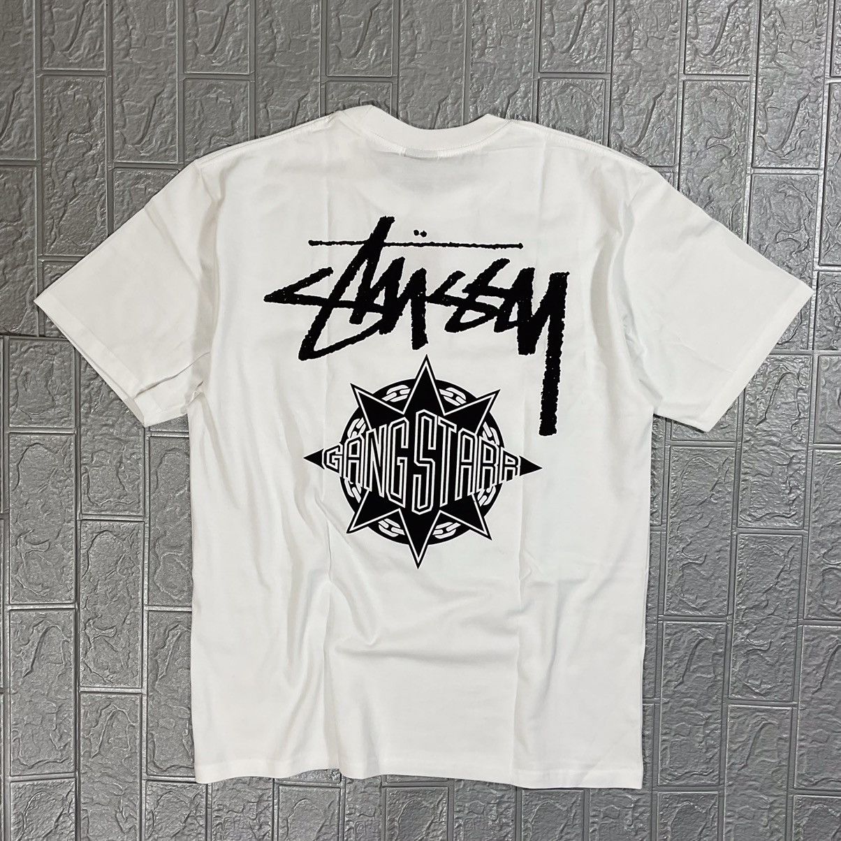 Vintage Stussy Gangstarr Take It Personal Tee white | Grailed