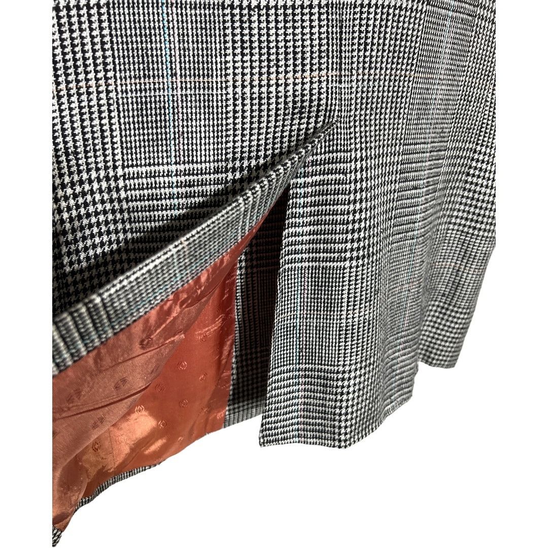 Other Austin Manor Black Silver Tweed Blazer Coat Jacket Size 40L Size 40L - 7 Thumbnail