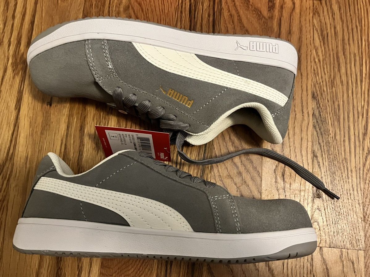 Puma Puma iconic grey low safety footwear Size US 7 / EU 40 - 1 Thumbnail