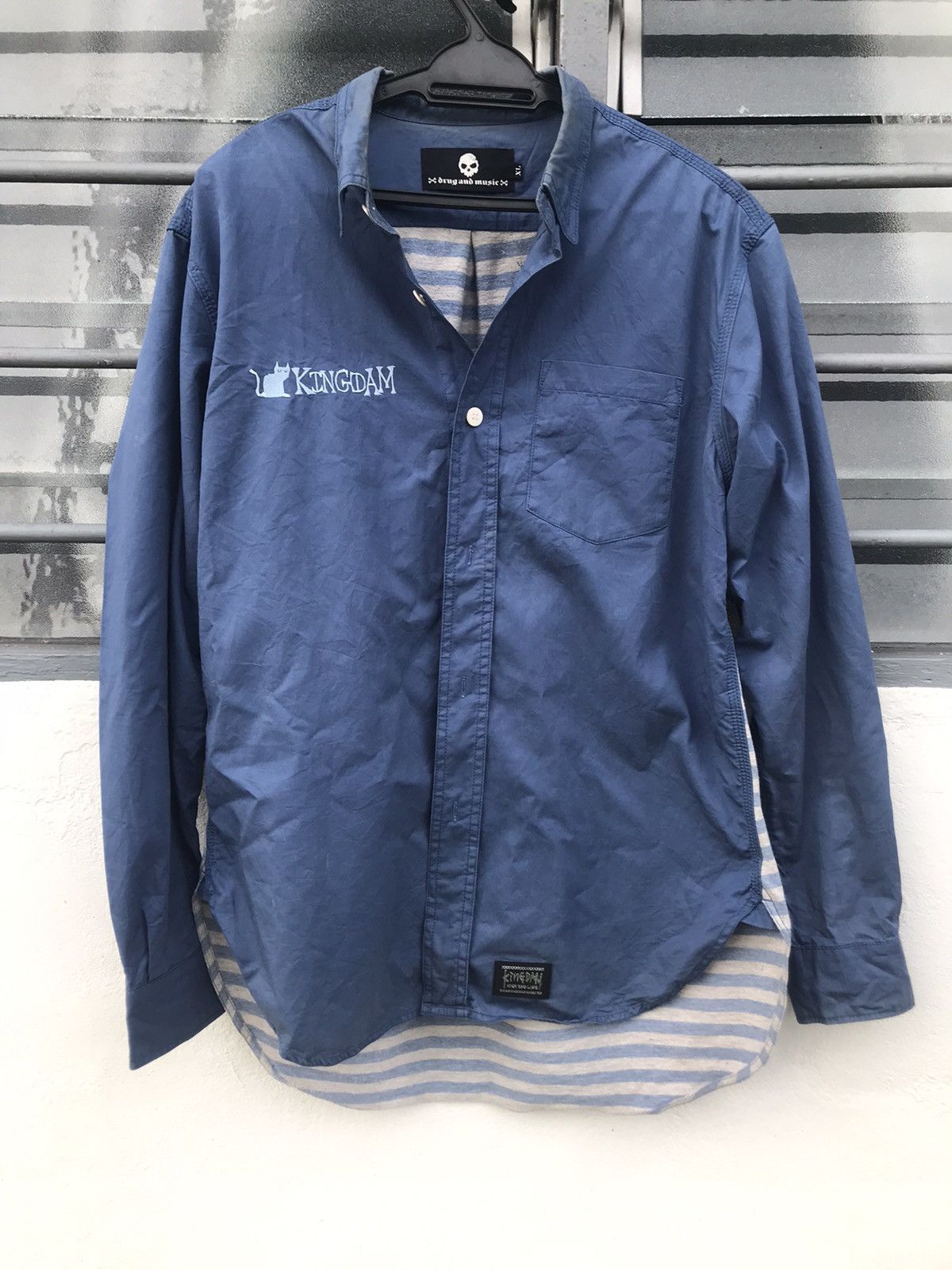 Hysteric Glamour × Japanese Brand Hybrid Drug and Music button up shirts Size US XL / EU 56 / 4 - 1 Thumbnail