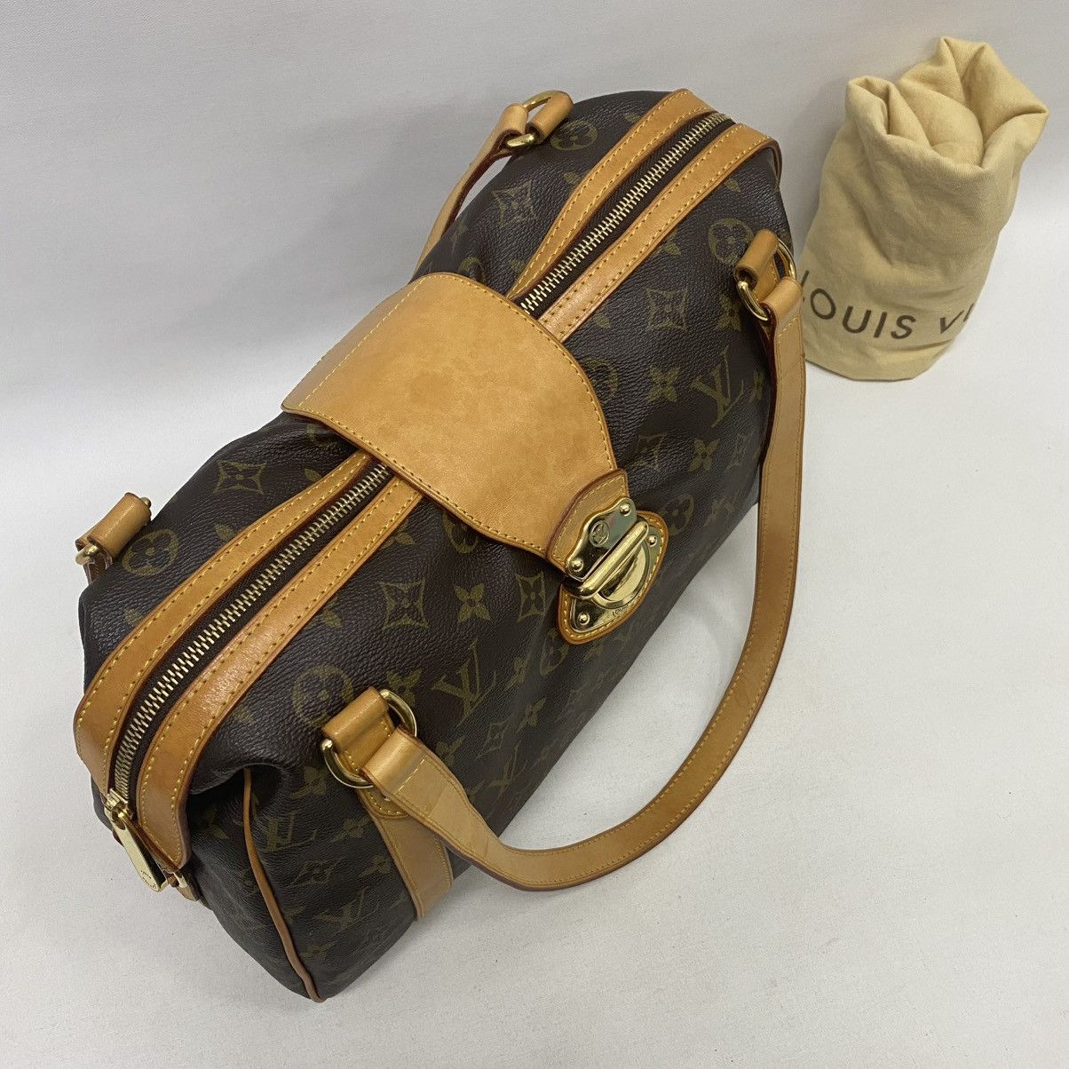 Louis Vuitton AUTHENTIC LOUIS VUITTON MONOGRAM STRESA PM TOTE BAG Size ONE SIZE - 11 Thumbnail