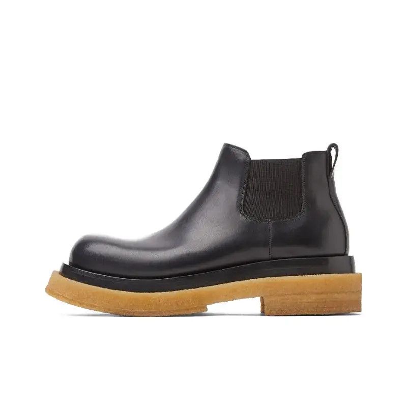 Bottega Veneta o1bcso1str0225 Lug Boots in Black Size US 7.5 / EU 40-41 - 2 Thumbnail