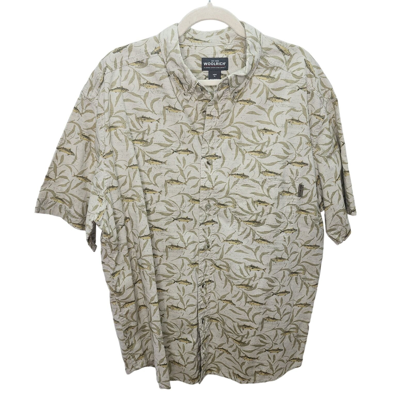 Other Woolrich Fish Print Short Sleeve Button Down Shirt Size US XL / EU 56 / 4 - 1 Thumbnail