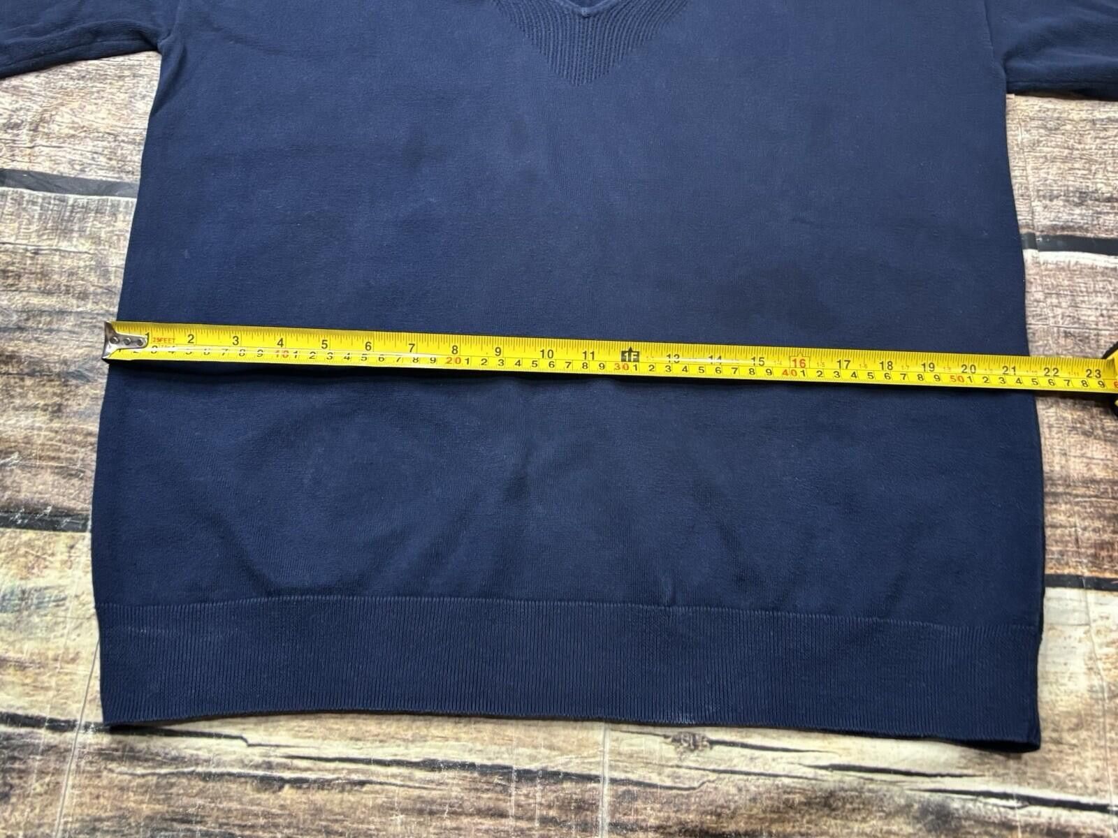 Brooks Brothers Brooks Brothers Sweater Womens XL Supima Cotton V-Neck Navy Size XL / US 12-14 / IT 48-50 - 11 Thumbnail
