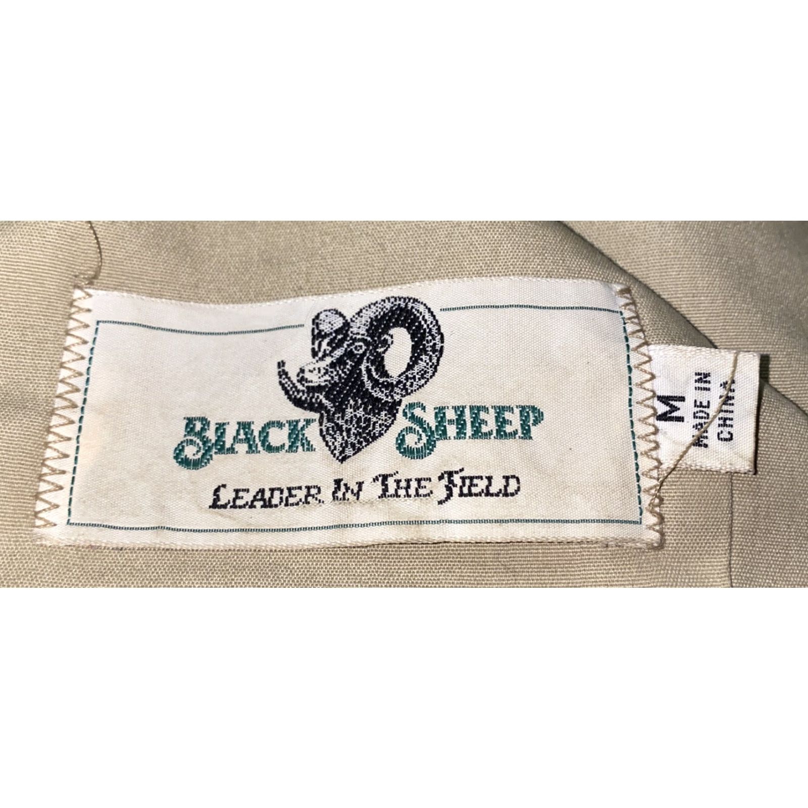 Vintage Black Sheep Jacket Hooded Snap Button Mens M Beige Black Sheep Jacket Hooded Snap Button Mens M Beige Size US M / EU 48-50 / 2 - 6 Thumbnail