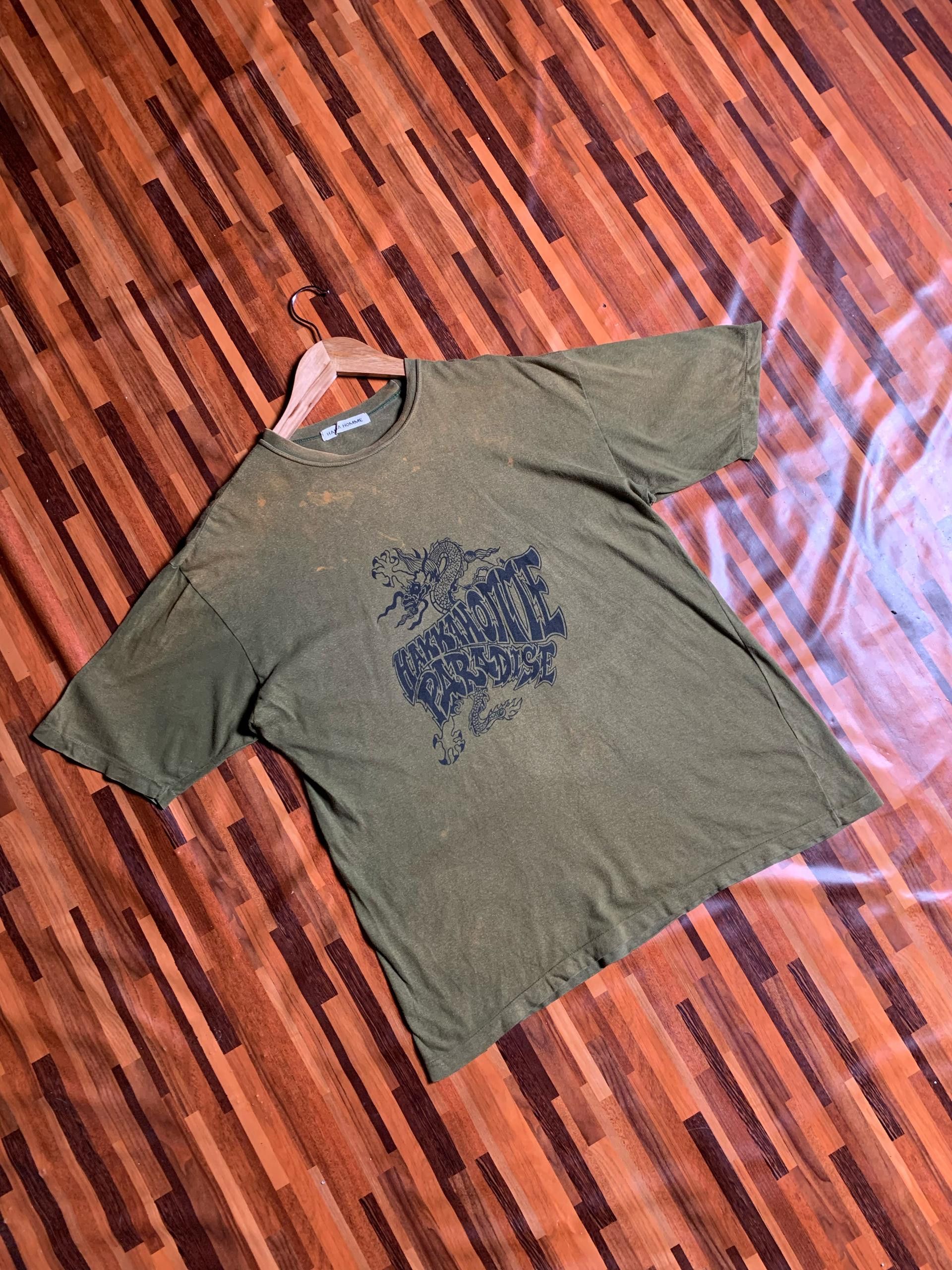 Vintage Japanese Brand Hakka Homme paradise DRAGON SINGLE STICH Size US L / EU 52-54 / 3 - 1 Thumbnail