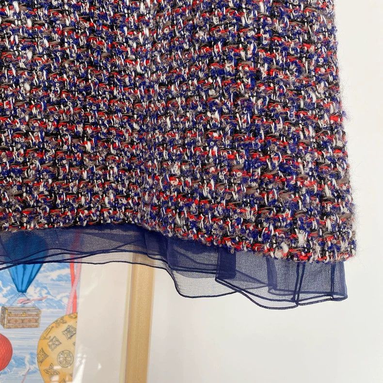 Dior Dior Tweed knitted dress Size XS / US 0-2 / IT 36-38 - 4 Thumbnail