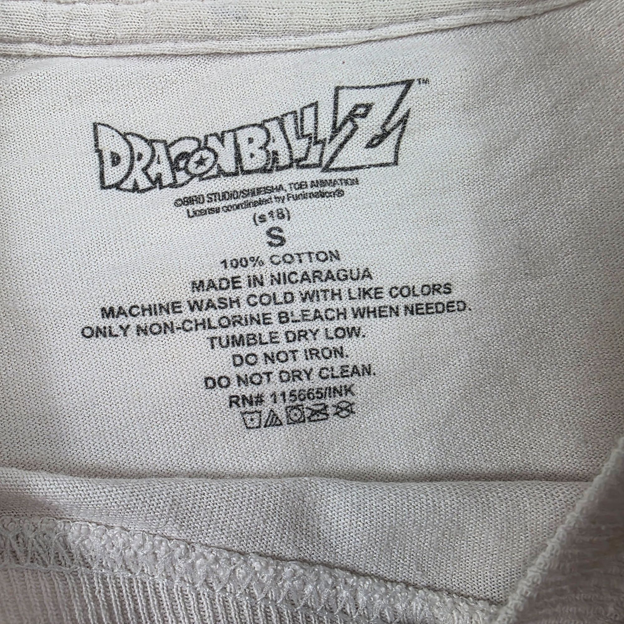 Other Dragon Ball Z Mens Size Small White Graphic Shirt Anime Long Size US S / EU 44-46 / 1 - 4 Thumbnail