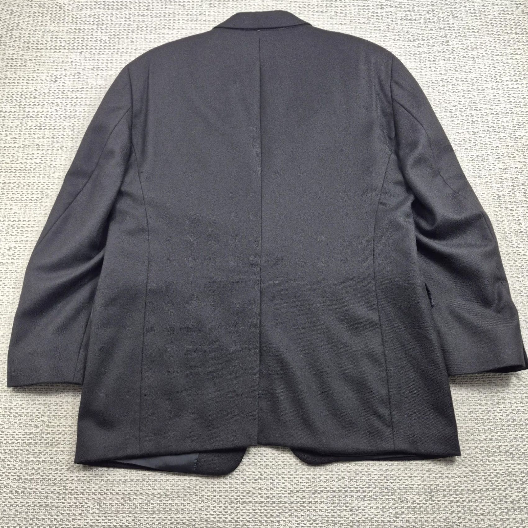 Nordstrom John W. Nordstrom Sport Coat Mens 44R Black Cashmere Loro Piana Two Button Size US S / EU 44-46 / 1 - 2 Thumbnail