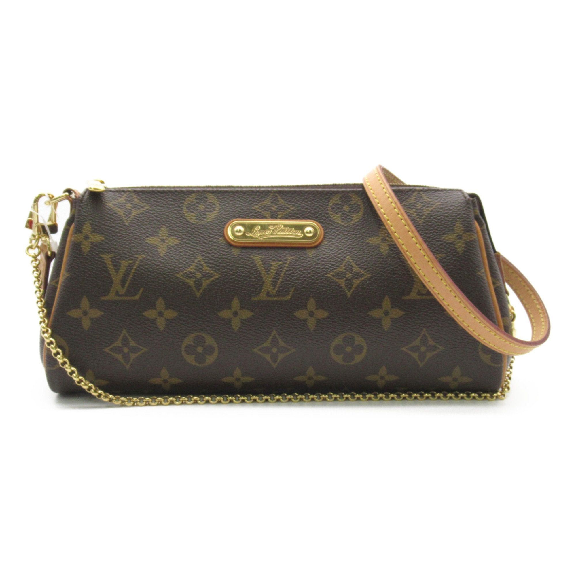 image of Louis Vuitton Eva Brown Monogram Pvc Coated Canvas M95567, Women's
