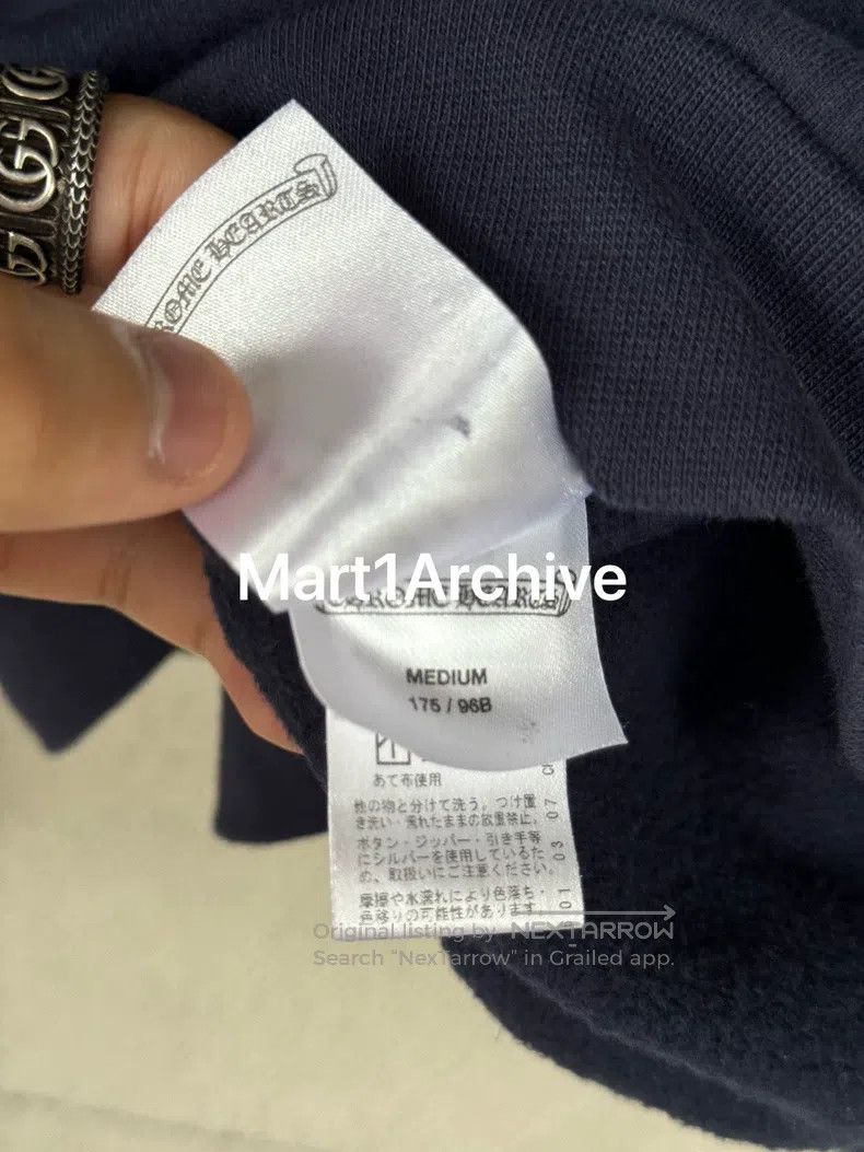 Other CHROME HEARTS Navy blue horse hoof vine hoodie Size US M / EU 48-50 / 2 - 8 Thumbnail