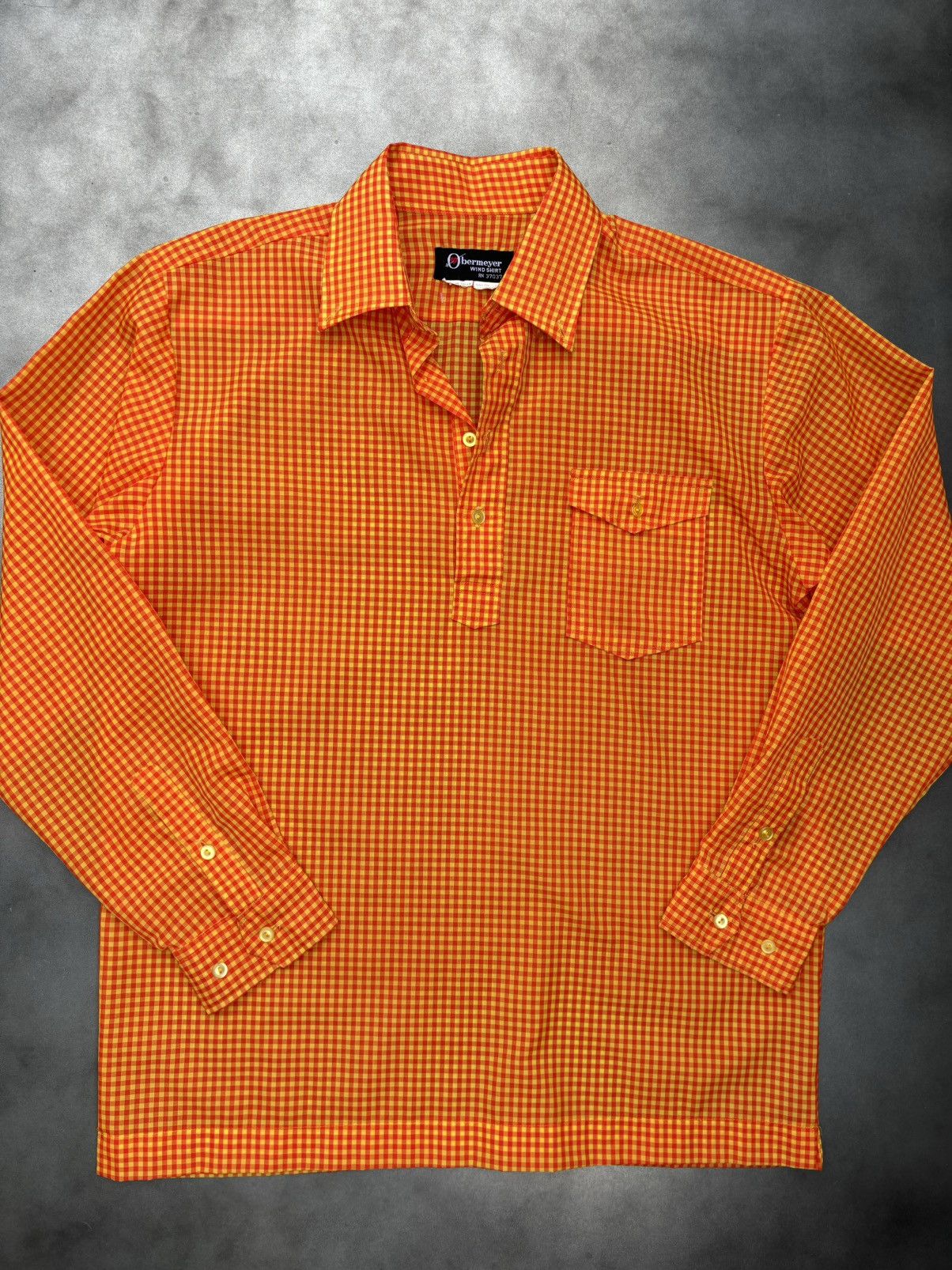 Japanese Brand × Obermeyer × Vintage 1970s Obermeyer Wind Shirt Vintage Anorak Nylon Japan Gorp Size US S / EU 44-46 / 1 - 11 Thumbnail