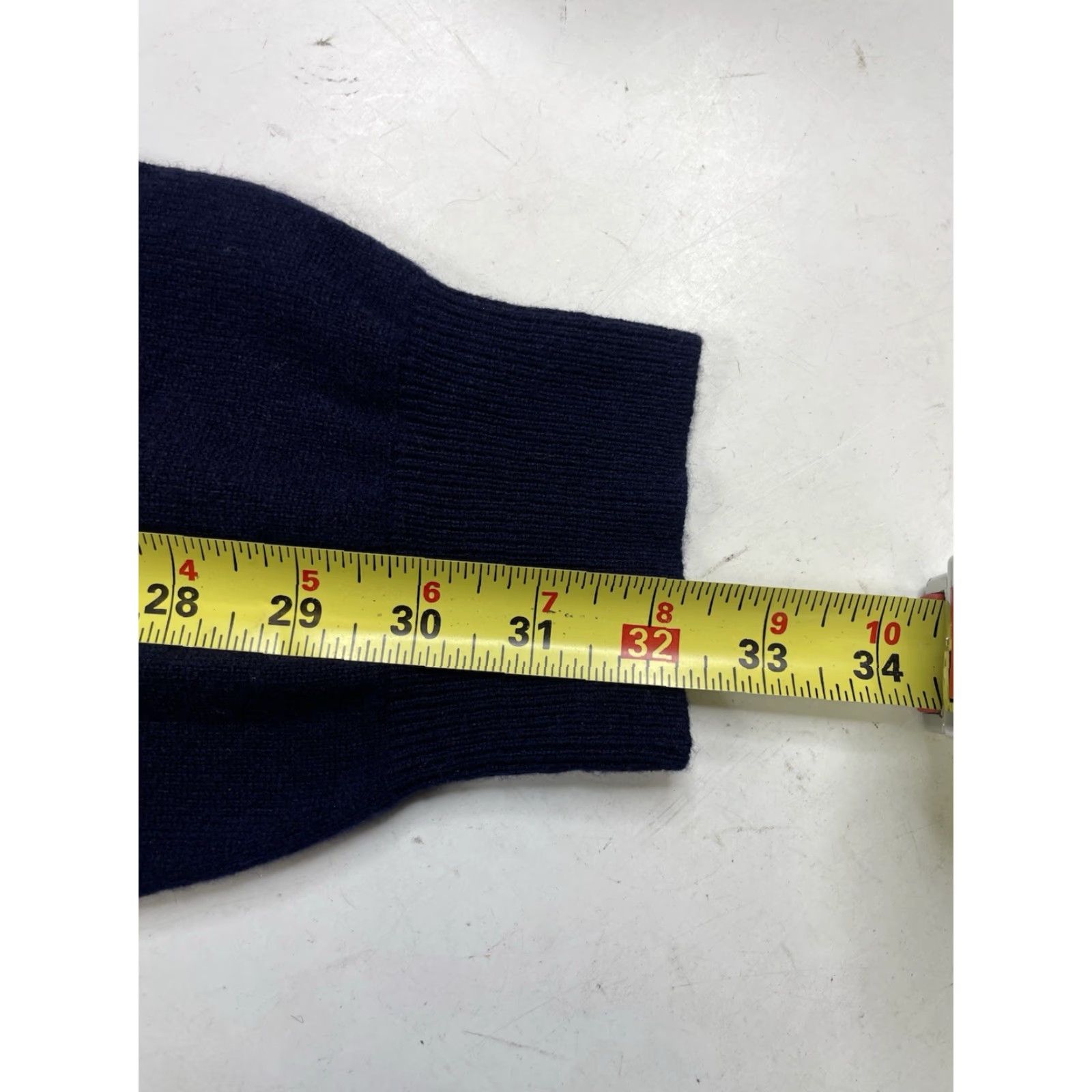 Lands' End Lands' End Sweater Pullover 100% Cashmere Navy Blue V-Neck Men 2XL Regular Long Sleeve Knit Size US XXL / EU 58 / 5 - 4 Thumbnail