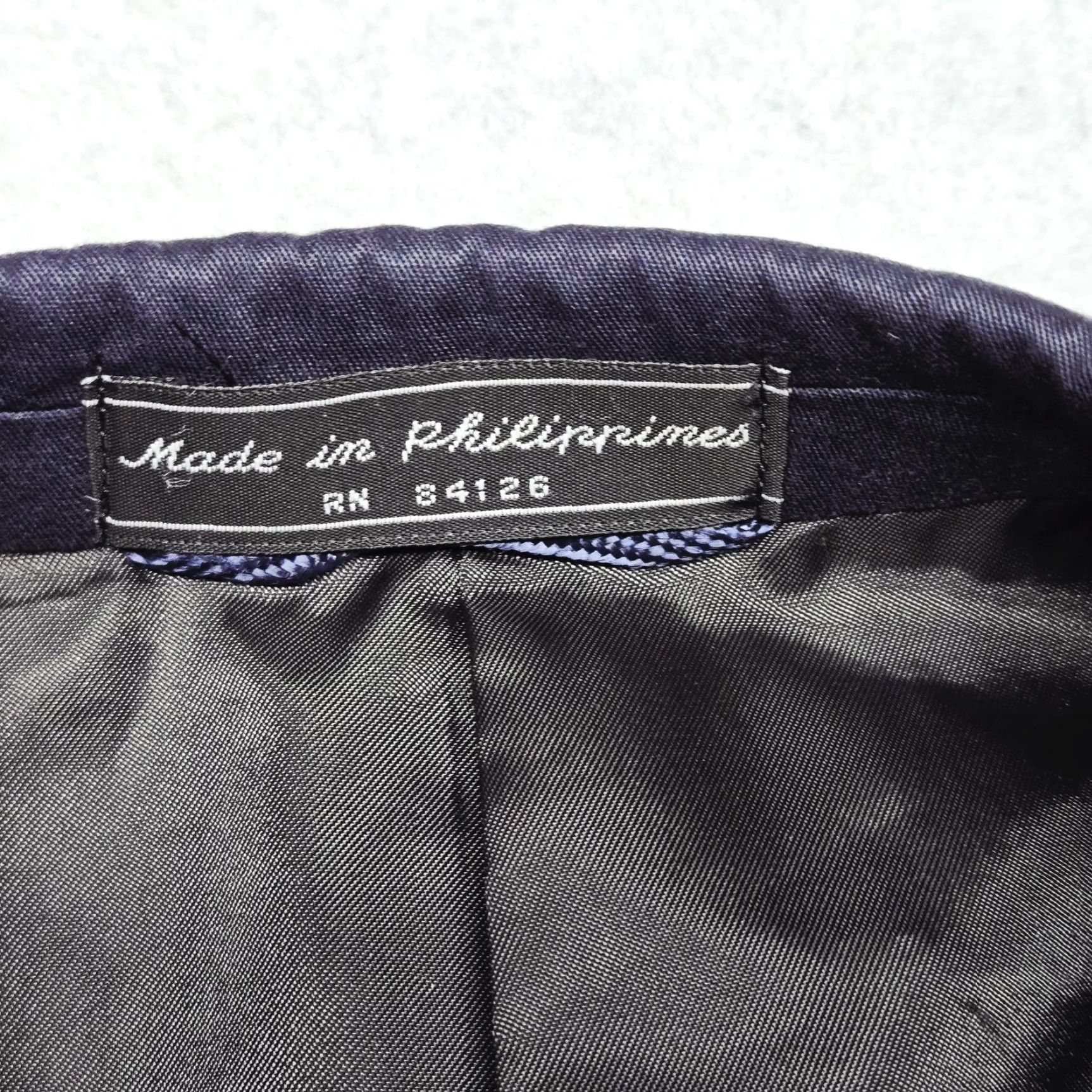 NICHOLAS Haspel Blazer Mens 46 Regular Navy Blue Nicholas Suit Cotton Two-Button Jacket Size 46R - 5 Thumbnail