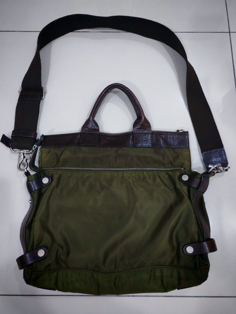Other Francesco Biasia Green Army Military Messenger Bag Size ONE SIZE - 4 Thumbnail