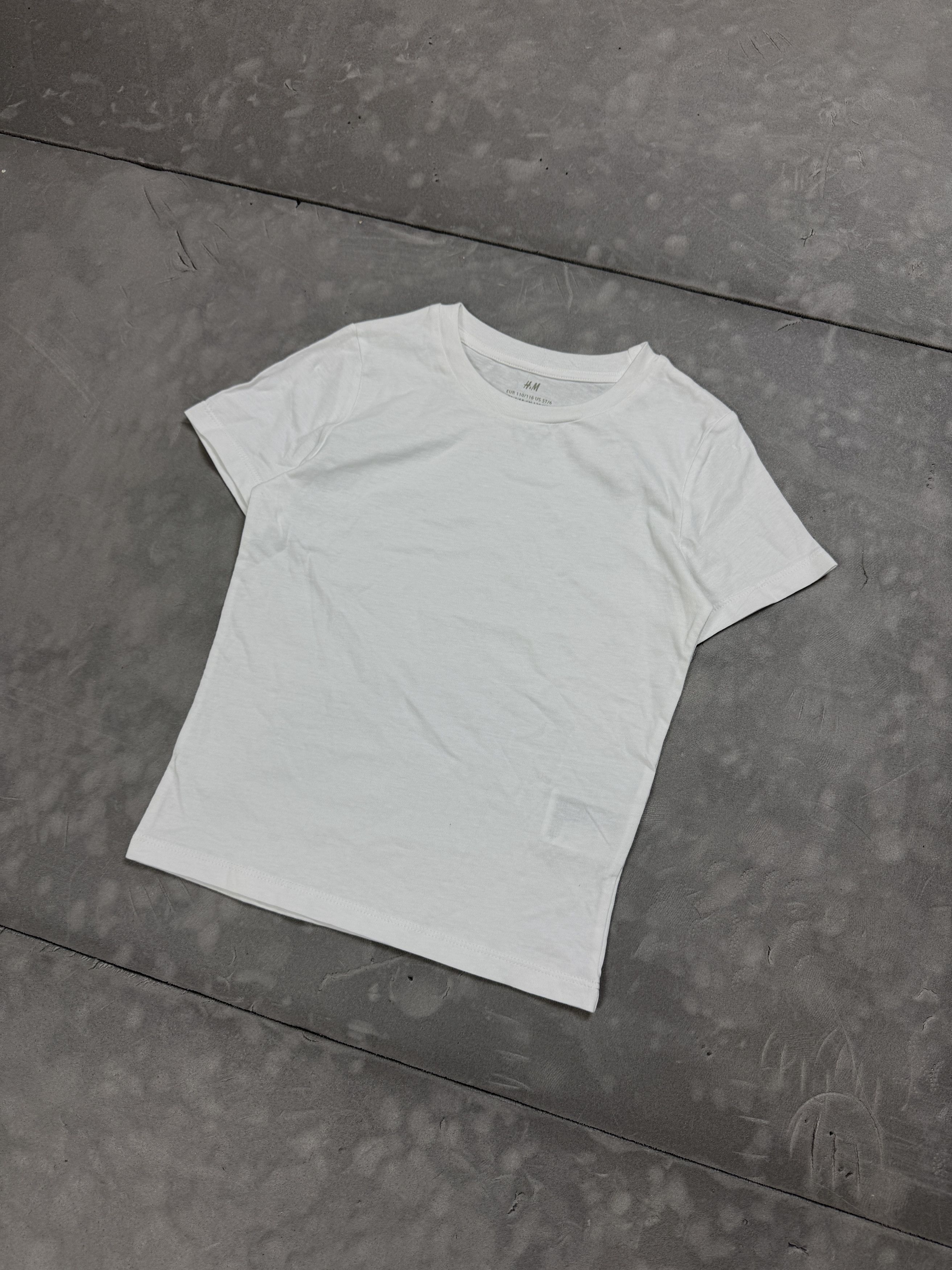 H&M H&M basic white T-shirt tee wmns cropped coquette Size XS / US 0-2 / IT 36-38 - 2 Thumbnail
